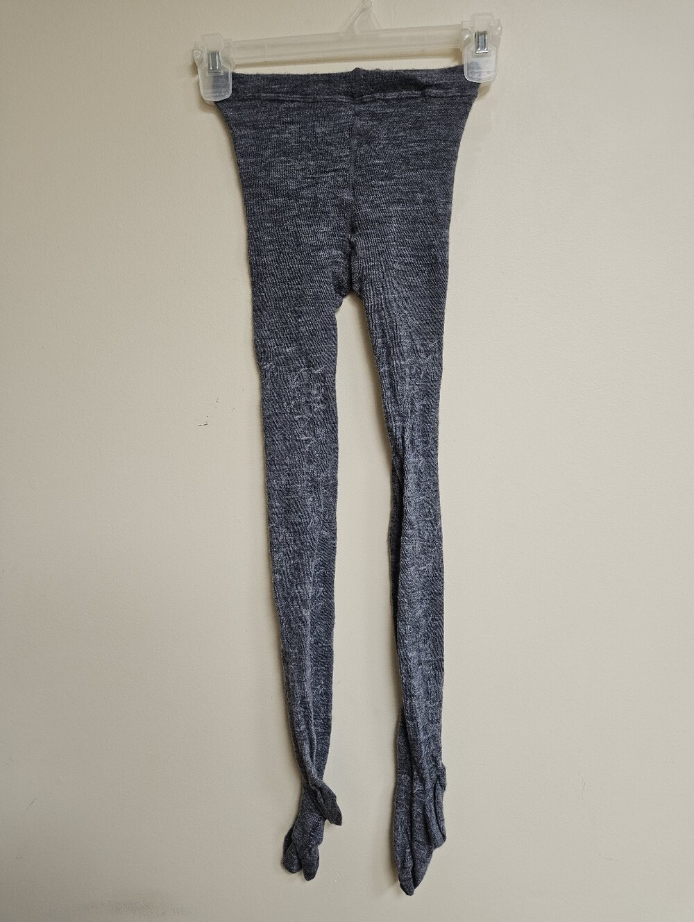 Smartwool Charcoal Gray Merino Wool Blend Tights With Feet Size Small Base Layer